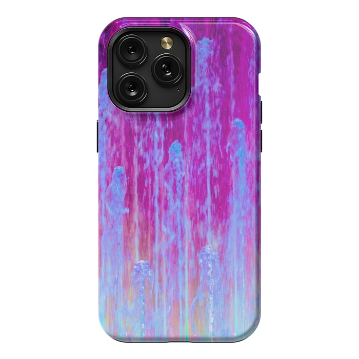 iPhone 15 Pro Max StrongFit Pink blue abstract  by Winston