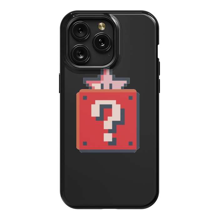 iPhone 15 Pro Max StrongFit Pixelated Mario Star by Winston