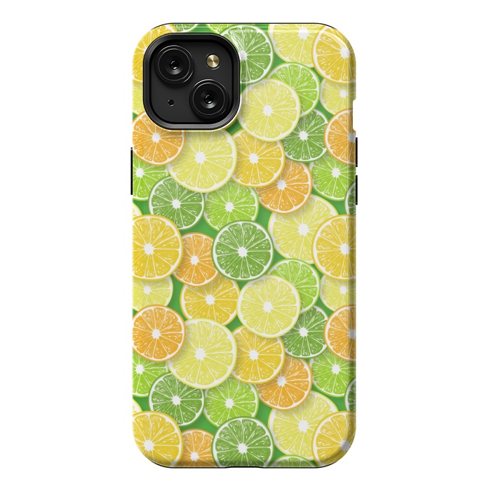 iPhone 15 Plus StrongFit Citrus fruit slices 2 by Katerina Kirilova