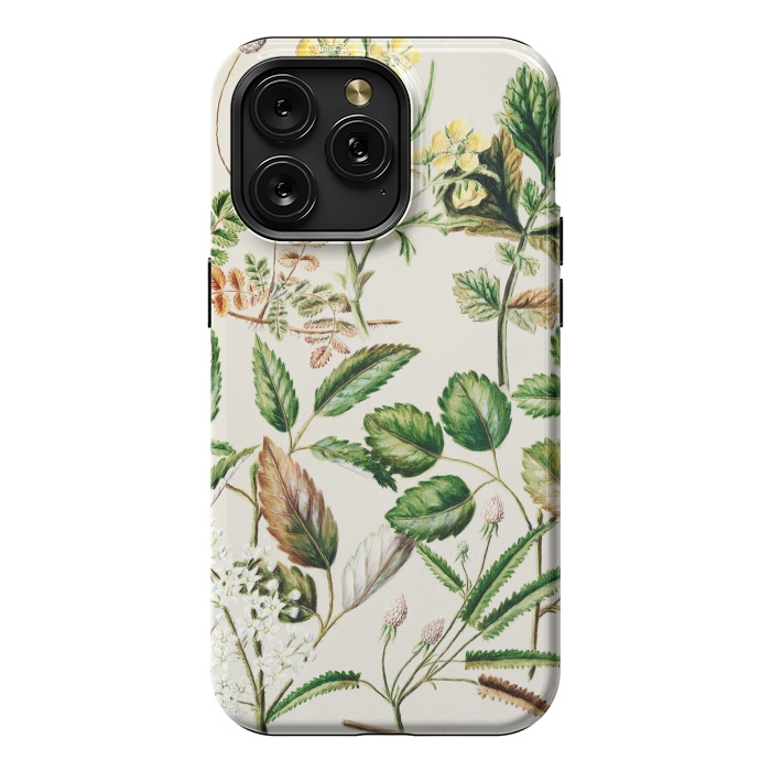 iPhone 15 Pro Max StrongFit Botanic Collage by Zala Farah