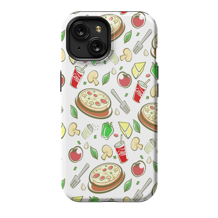 iPhone 15 StrongFit pizza is love 3  by MALLIKA
