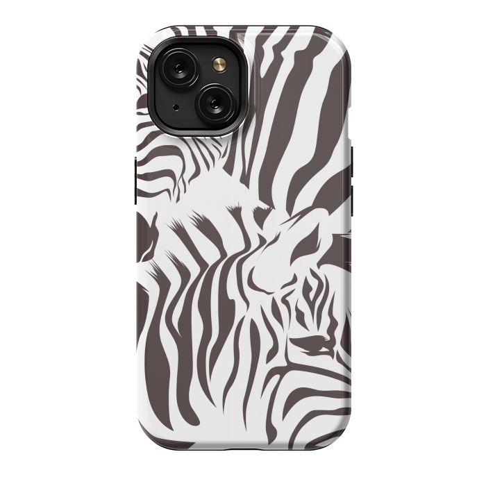iPhone 15 StrongFit zebra l by haroulita
