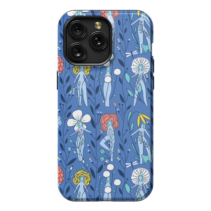 iPhone 15 Pro Max StrongFit Springtime floral women design by Anna Alekseeva
