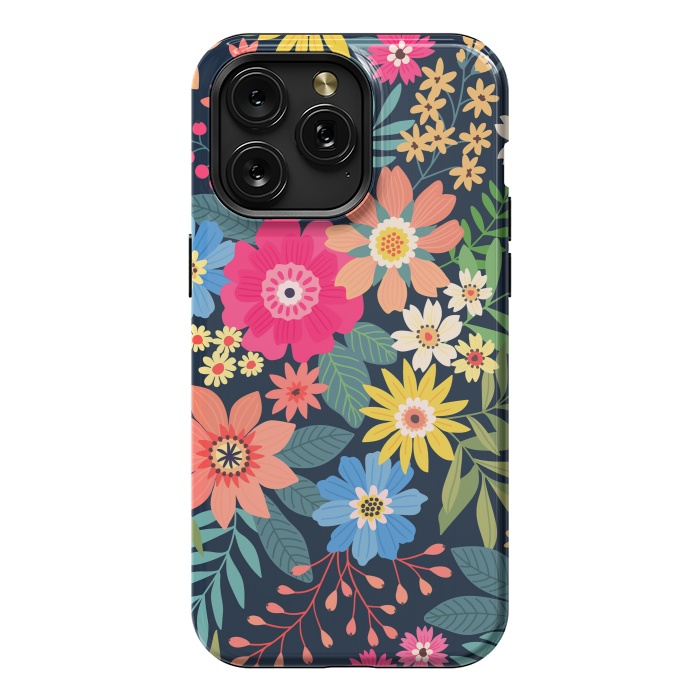 iPhone 15 Pro Max StrongFit Cute and Beautiful Floral Design Pattern 333 by ArtsCase