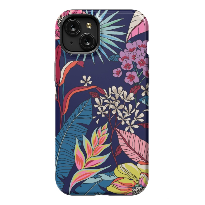 iPhone 15 Plus StrongFit Floral Design 123 by ArtsCase