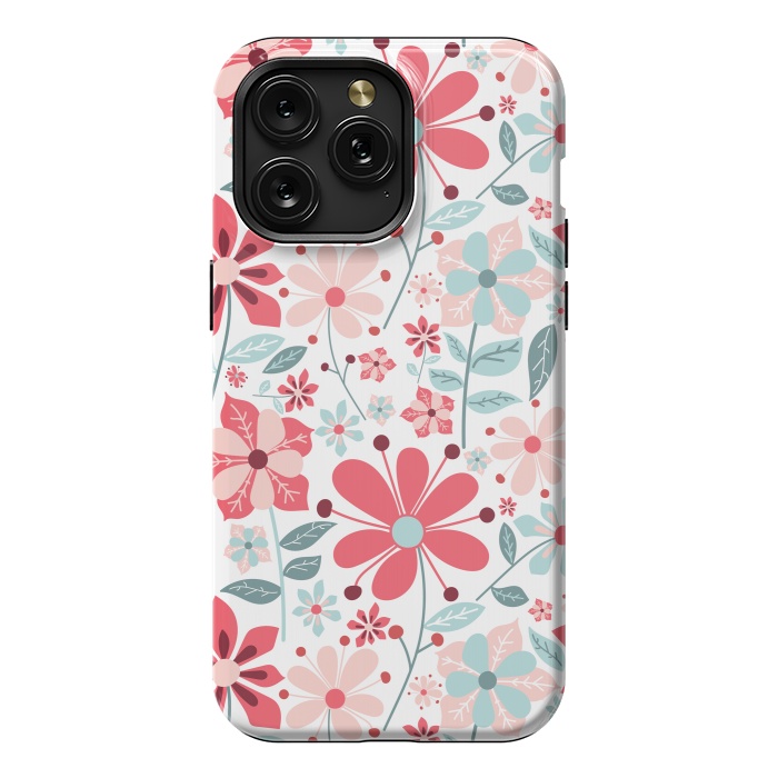 iPhone 15 Pro Max StrongFit Floral Design 124 by ArtsCase