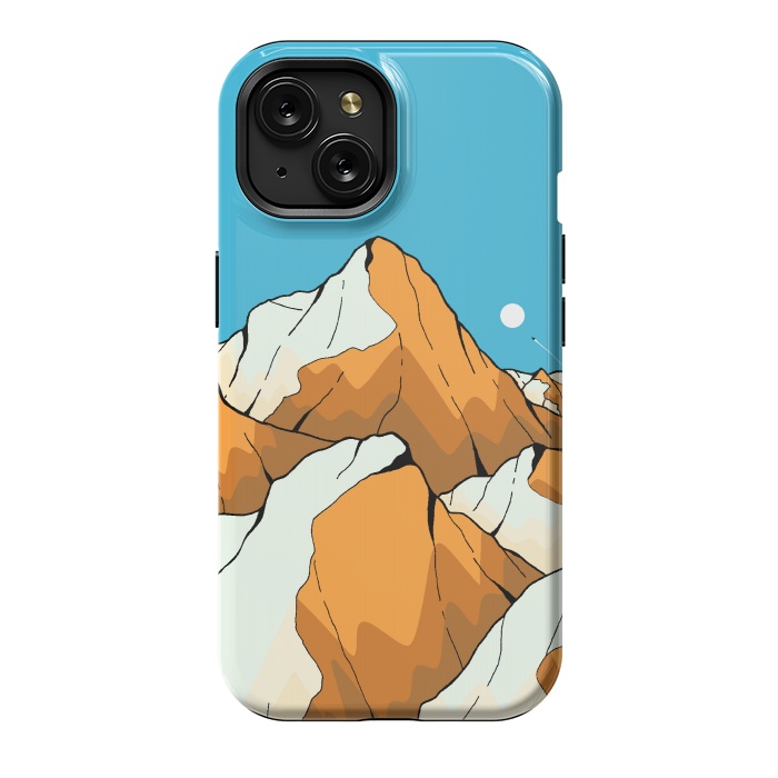 iPhone 15 StrongFit Gold vein peaks by Steve Wade (Swade)