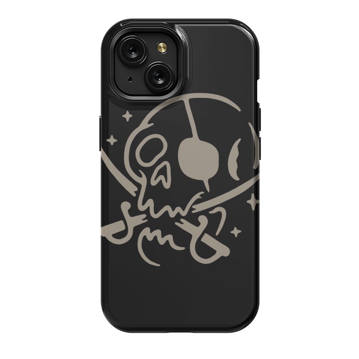 iPhone 15 StrongFit Skull and Swords by Afif Quilimo