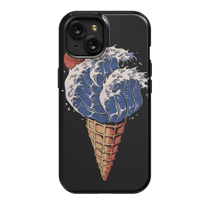 iPhone 15 StrongFit Kanagawa Ice Cream  by Ilustrata