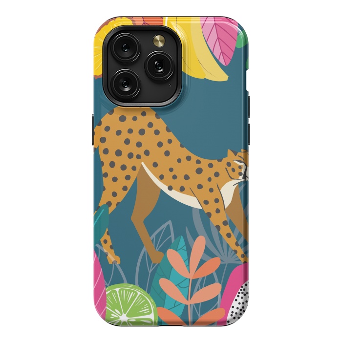 iPhone 15 Pro Max StrongFit Cheetah stretching in the wild by Jelena Obradovic