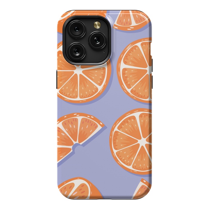 iPhone 15 Pro Max StrongFit Orange pattern 08 by Jelena Obradovic