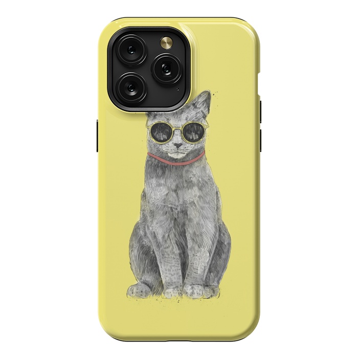 iPhone 15 Pro Max StrongFit Summer Cat by Balazs Solti