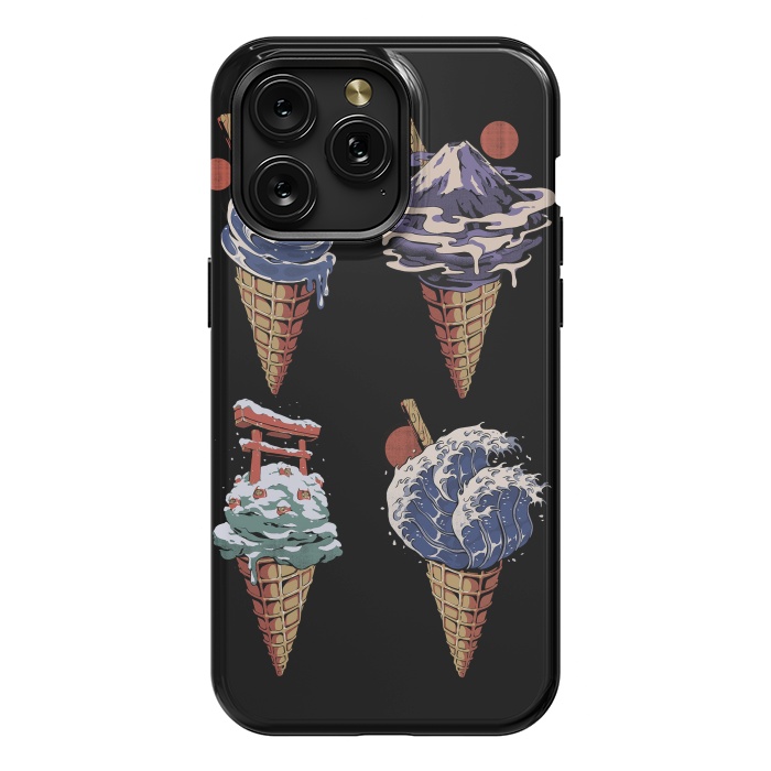 iPhone 15 Pro Max StrongFit Japanese Ice Creams by Ilustrata