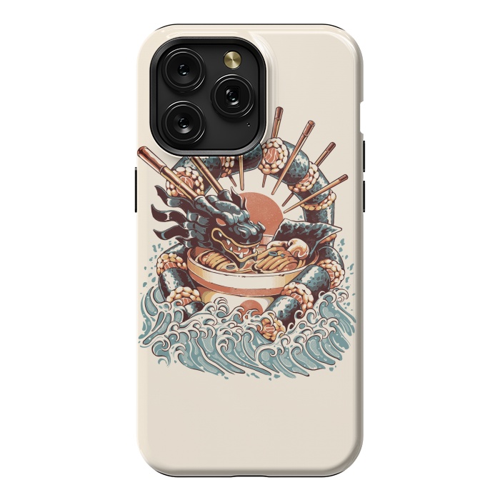iPhone 15 Pro Max StrongFit Dragon Sushi Ramen by Ilustrata
