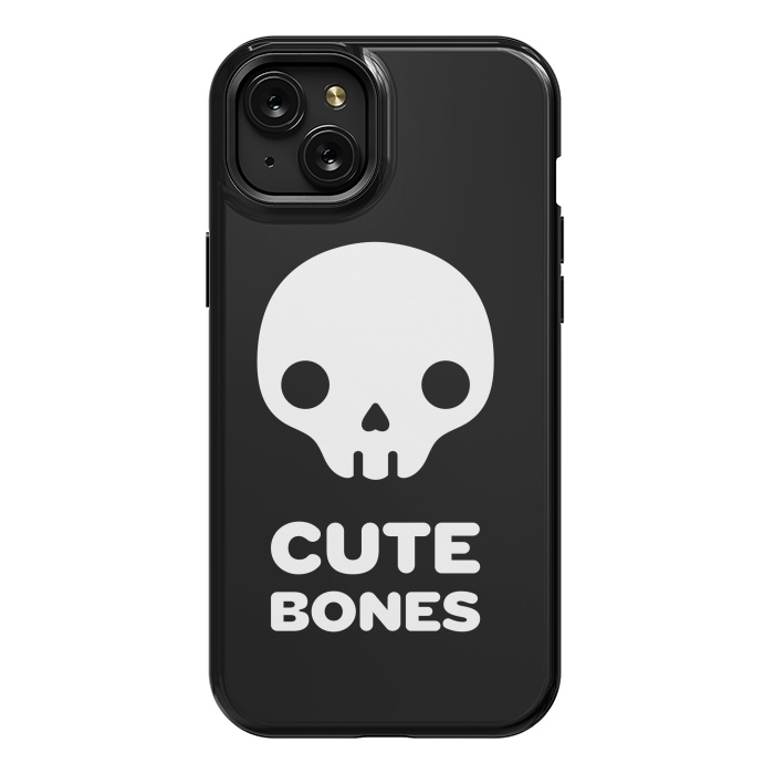 iPhone 15 Plus StrongFit Cute skull by Laura Nagel