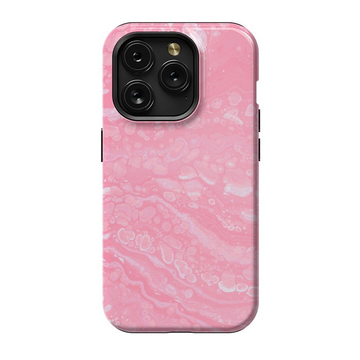 iPhone 15 Pro StrongFit Pink marble  by Winston