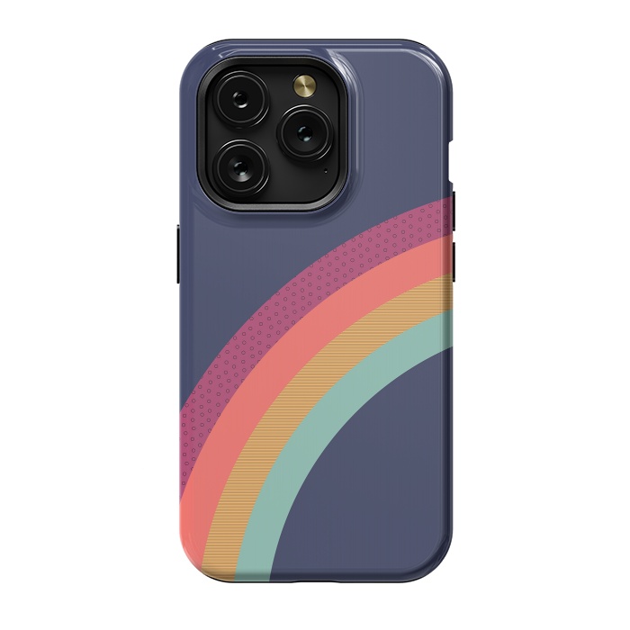 iPhone 15 Pro StrongFit Vintage Rainbow by ArtPrInk
