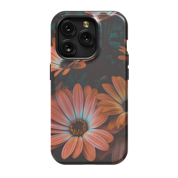 iPhone 15 Pro StrongFit orange beautiful flowers by MALLIKA