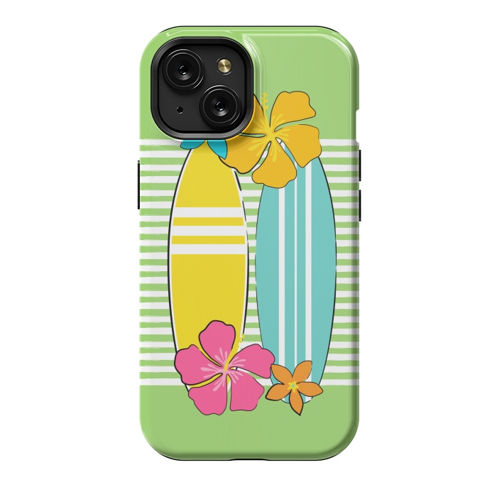 iPhone 15 StrongFit Let's Surf by Martina