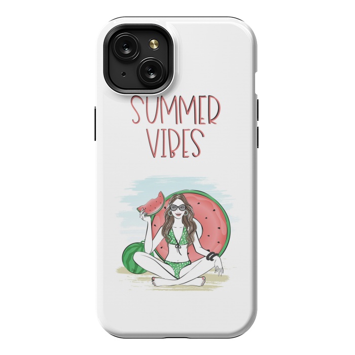 iPhone 15 Plus StrongFit Summer vibes girl by Martina