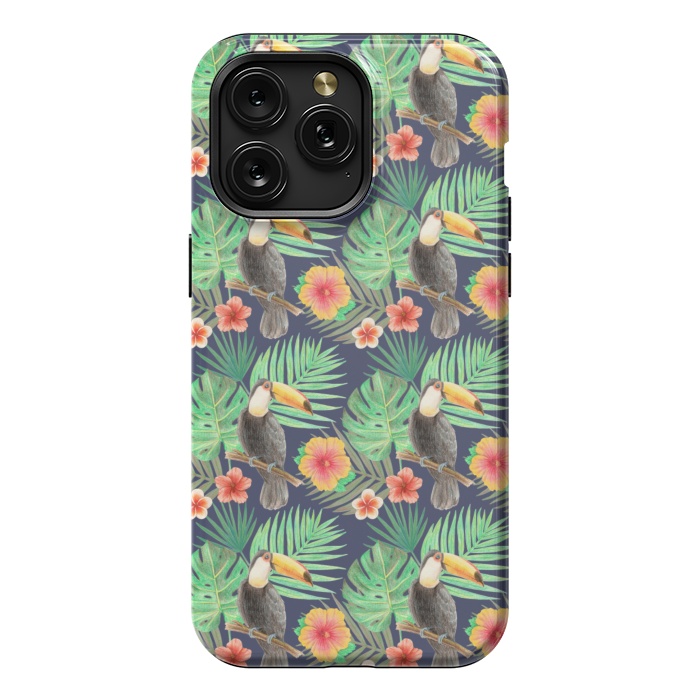 iPhone 15 Pro Max StrongFit toucan bird in a jungle by Alena Ganzhela