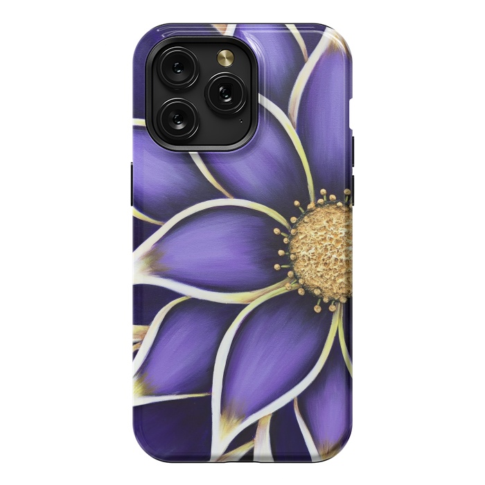 iPhone 15 Pro Max StrongFit Purple Passion II by Denise Cassidy Wood