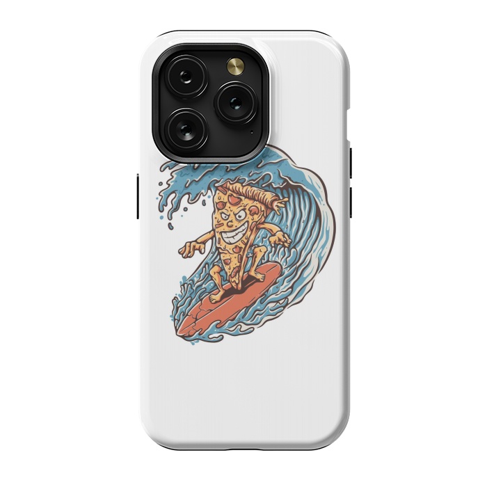 iPhone 15 Pro StrongFit Pizza Surfer by Afif Quilimo