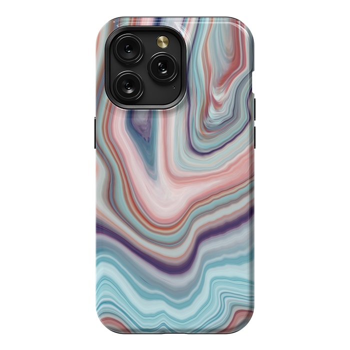 iPhone 15 Pro Max StrongFit Abstract Marble Design VI by ArtsCase