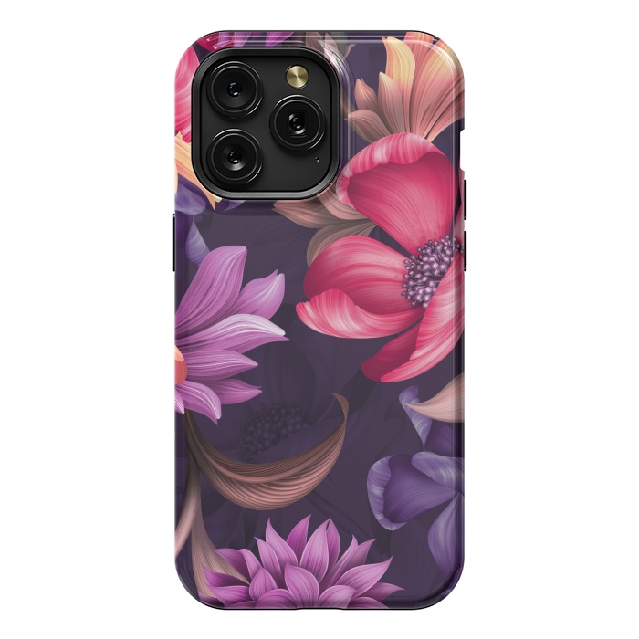 iPhone 15 Pro Max StrongFit Botanical Floral illustration by ArtsCase