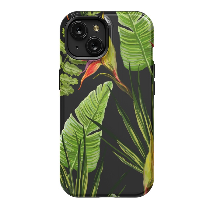 iPhone 15 StrongFit Beautiful Vectorial Summer Floral Landscape by ArtsCase