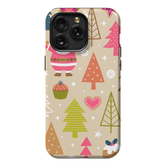 iPhone 15 Pro Max StrongFit Cute Santa Claus by ArtsCase