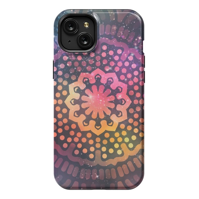iPhone 15 Plus StrongFit Mandala Abstract Graphic Design VIII by ArtsCase