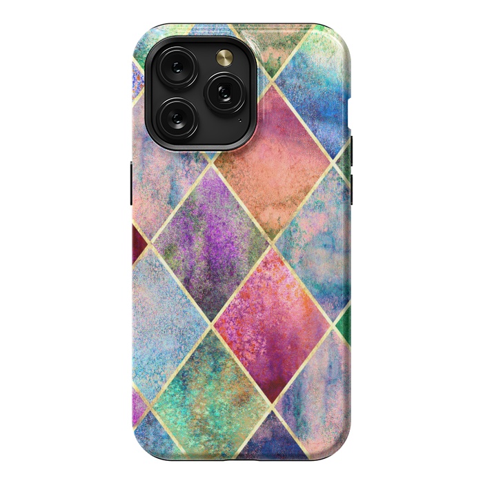 iPhone 15 Pro Max StrongFit Plancha Geométrica Abstracta by ArtsCase