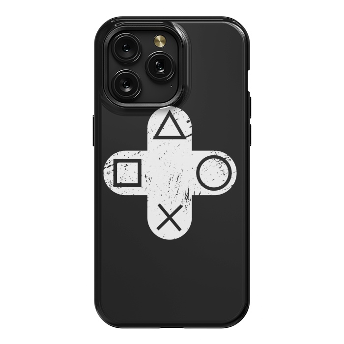 iPhone 15 Pro Max StrongFit Playstation Button by TMSarts