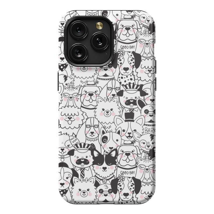iPhone 15 Pro Max StrongFit Puppy Party by Noonday Design