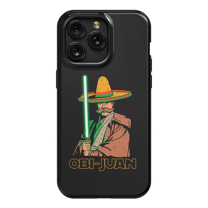iPhone 15 Pro Max StrongFit Obi Juan Funny Mexican Sombrero Cinco de Mayo by Vó Maria