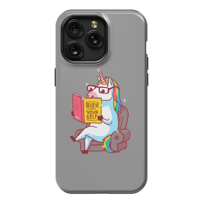 iPhone 15 Pro Max StrongFit Unicorn Believe Yourself Self Affirmation Book by Vó Maria
