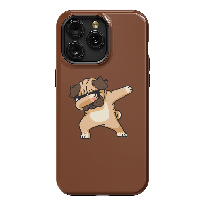 iPhone 15 Pro Max StrongFit Dabbing Pug 2 by Vó Maria