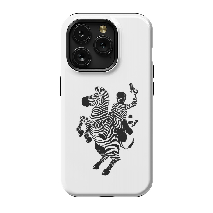 iPhone 15 Pro StrongFit Zebra Ladrão Panda 2 by Vó Maria