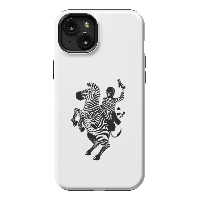 iPhone 15 Plus StrongFit Zebra Ladrão Panda 2 by Vó Maria