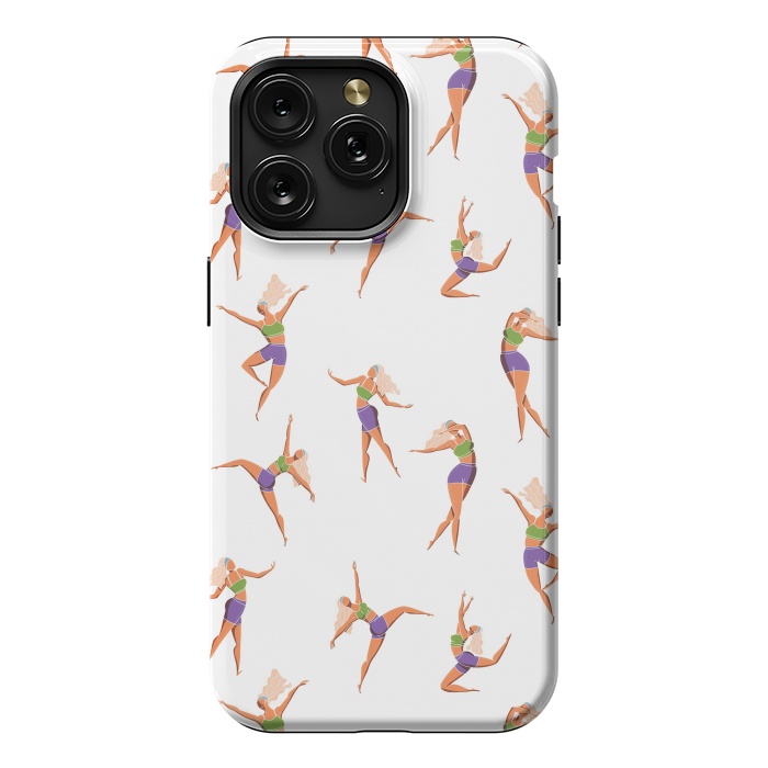 iPhone 15 Pro Max StrongFit Dance Girl Pattern 001 by Jelena Obradovic