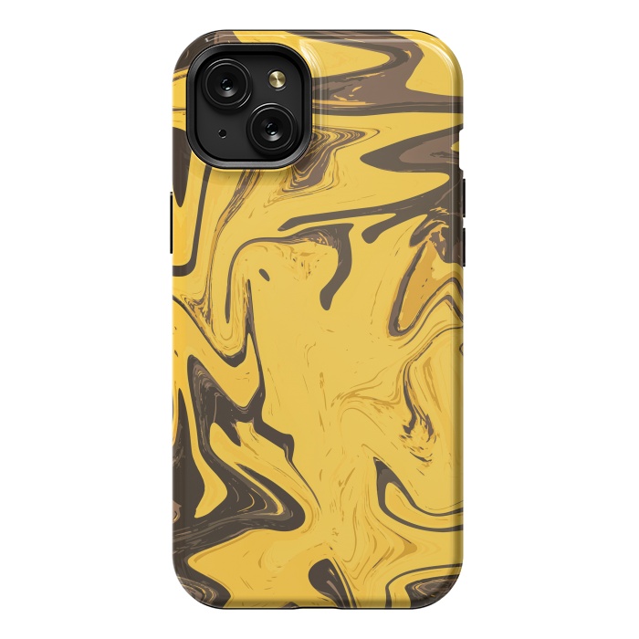 iPhone 15 Plus StrongFit Yellowest Abstract by Creativeaxle