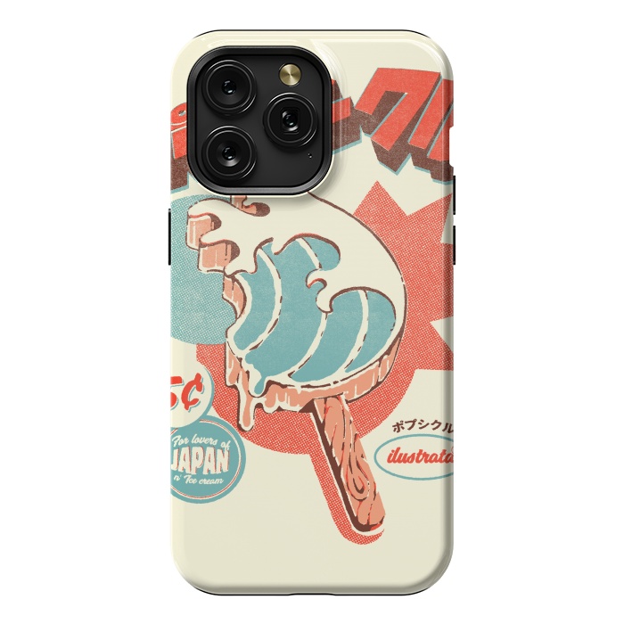 iPhone 15 Pro Max StrongFit Great Wave Ice Pop by Ilustrata