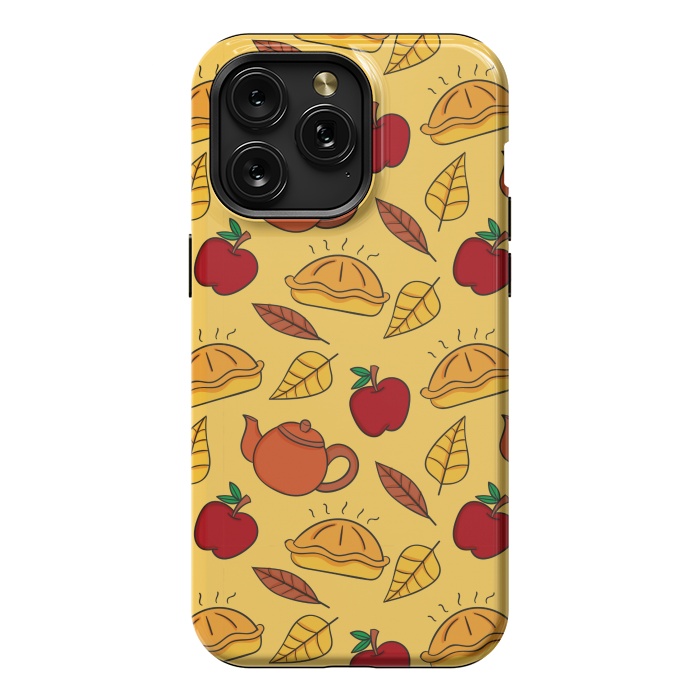 iPhone 15 Pro Max StrongFit apple pie pattern by MALLIKA