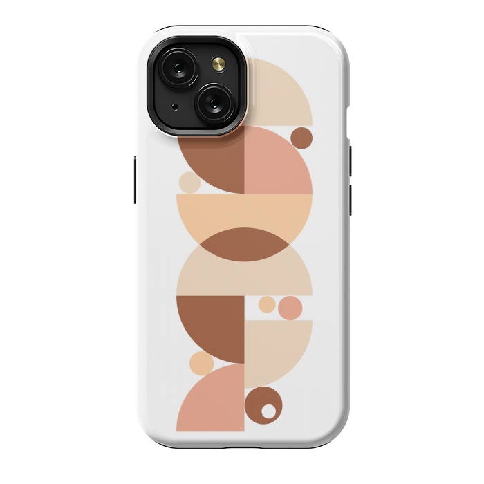 iPhone 15 StrongFit Retro graphic Terracota by Martina