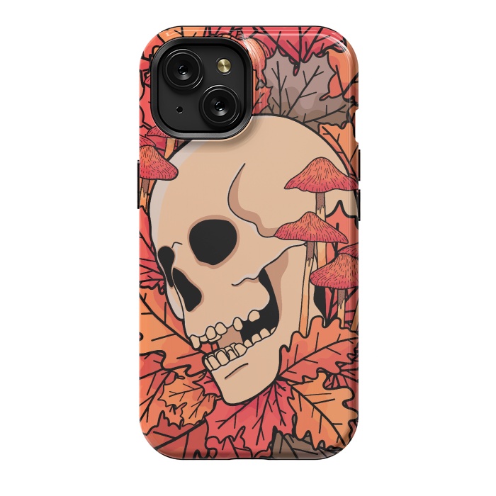 iPhone 15 StrongFit The skull of autumn by Steve Wade (Swade)