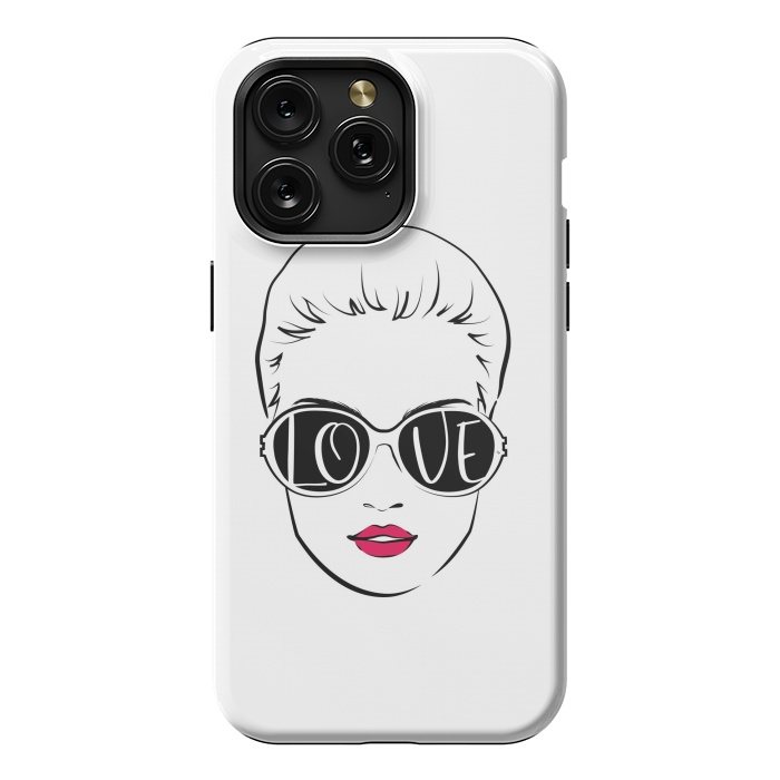 iPhone 15 Pro Max StrongFit Love Sunglasses by Martina