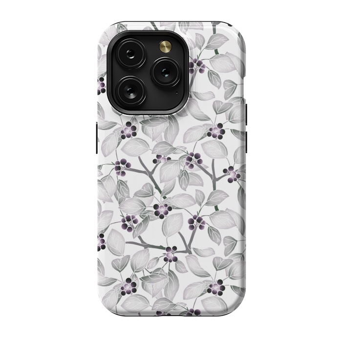 iPhone 15 Pro StrongFit Pale flowers  by Winston