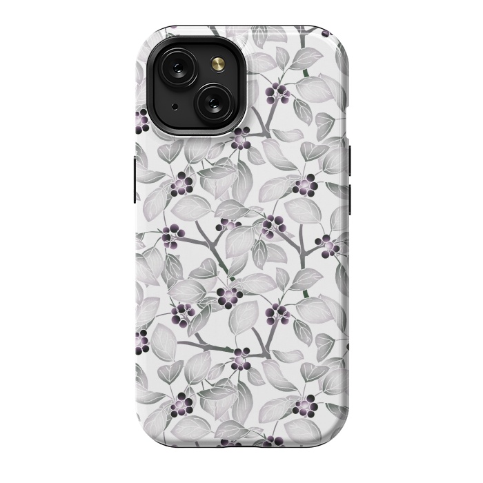 iPhone 15 StrongFit Pale flowers  by Winston
