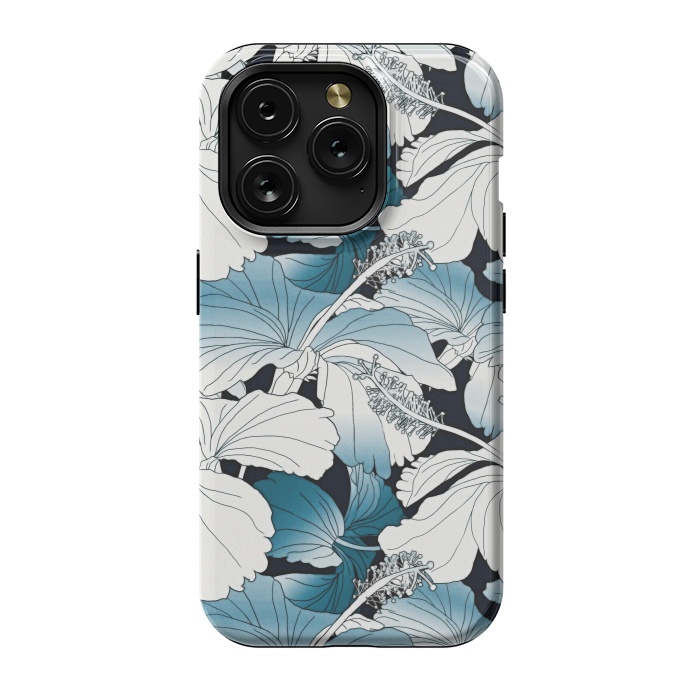 iPhone 15 Pro StrongFit White hibiscus  by Winston